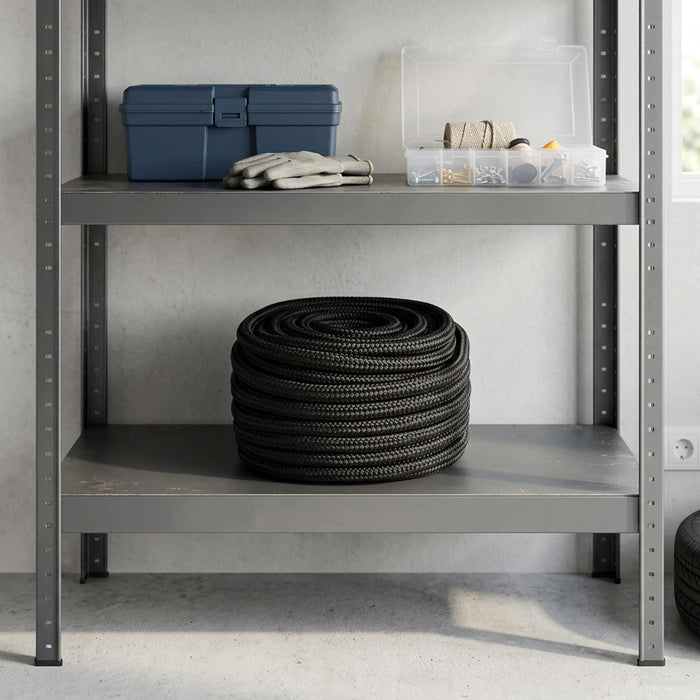 Frânghie utilitară multifuncțională 12 mm 25 m Negru PP WALTI