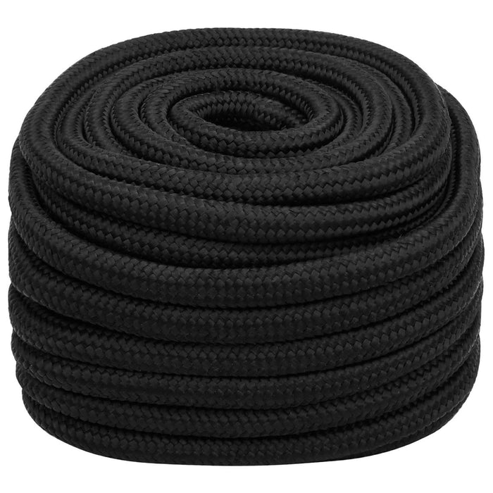 Frânghie utilitară multifuncțională 20 mm 100 m Negru PP WALTI