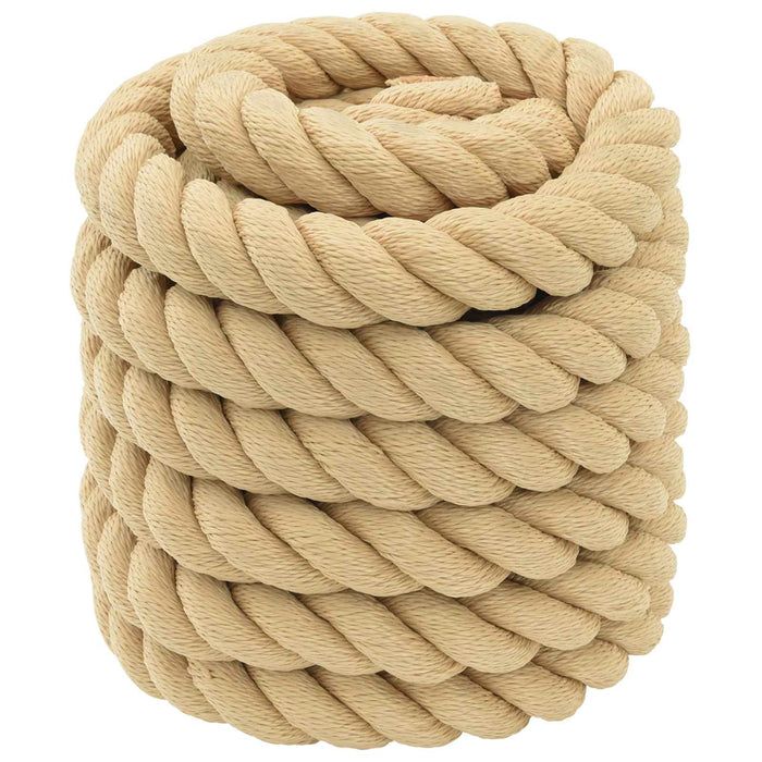 Frânghie utilitară multifuncțională 30 mm 50 m natural PP WALTI
