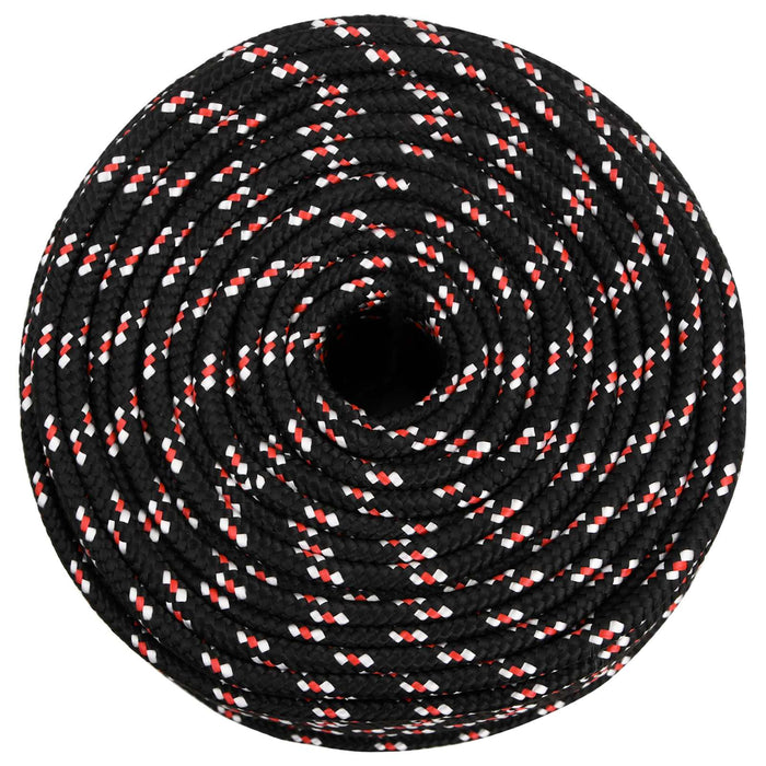 Frânghie utilitară multifuncțională 10 mm 100 m Negru și roșu WALTI