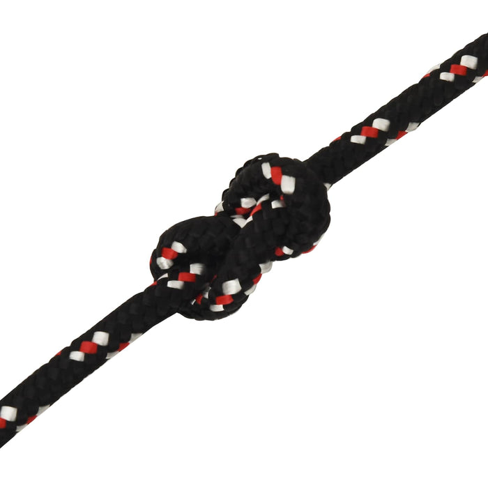 Frânghie utilitară multifuncțională 12 mm 100 m Negru și roșu WALTI