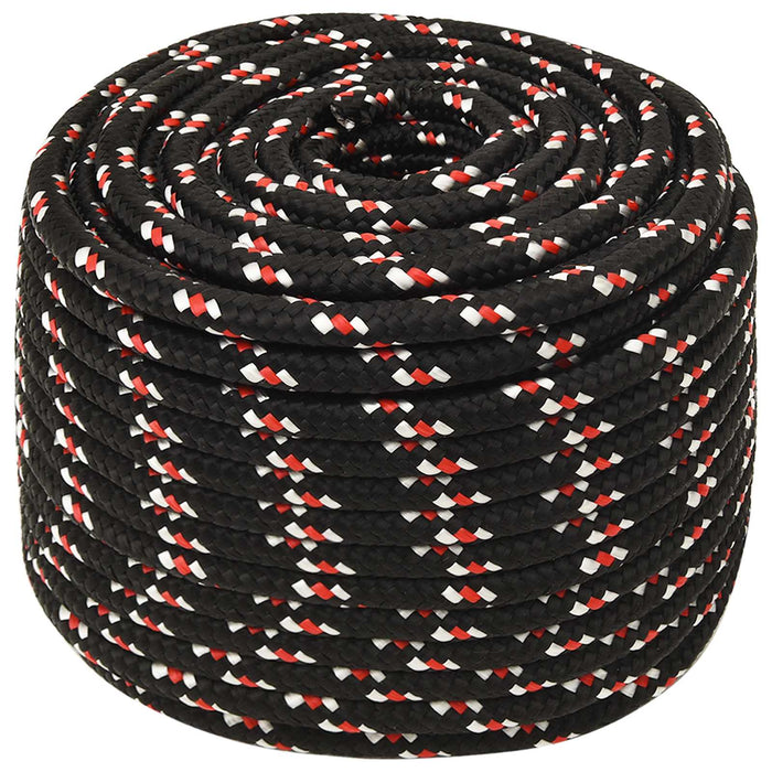 Frânghie utilitară multifuncțională 12 mm 100 m Negru și roșu WALTI