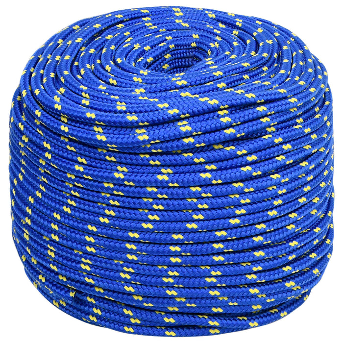 Frânghie utilitară multifuncțională 10 mm 25 m albastru PP WALTI