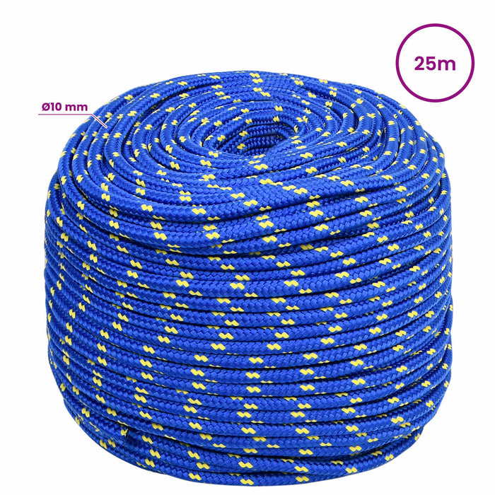 Frânghie utilitară multifuncțională 10 mm 25 m albastru PP WALTI