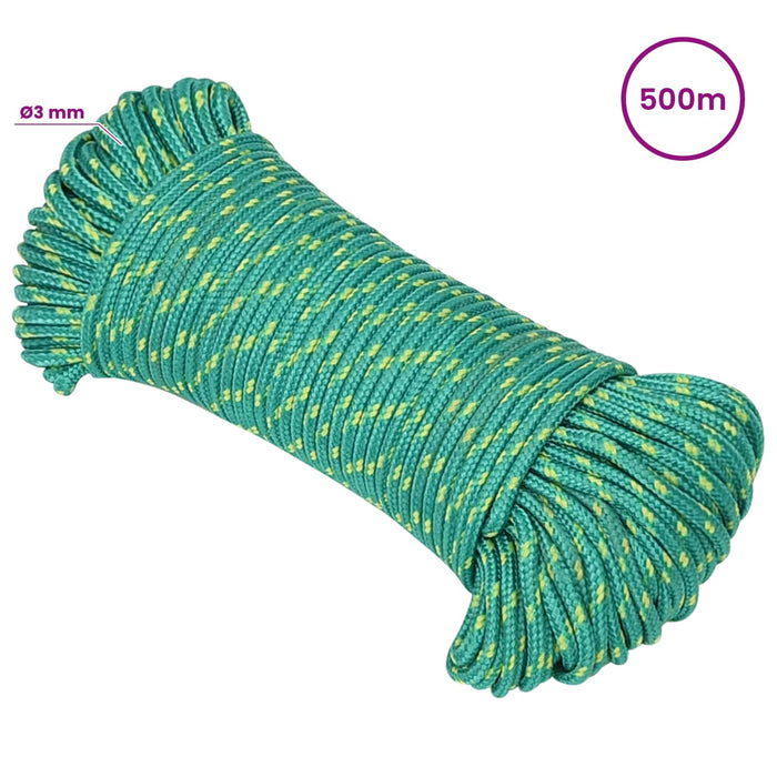 Frânghie utilitară multifuncțională 3 mm 500 m Verde PP WALTI