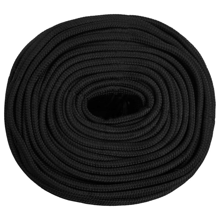 Frânghie utilitară multifuncțională 6 mm 100 m Negru PP WALTI