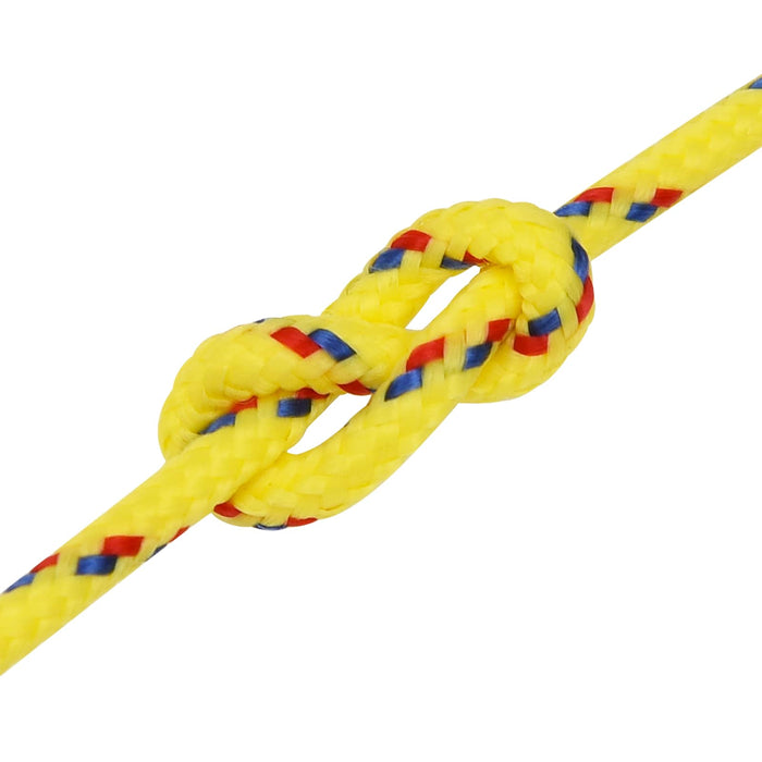 Frânghie utilitară multifuncțională 5 mm 25 m Galben PP WALTI