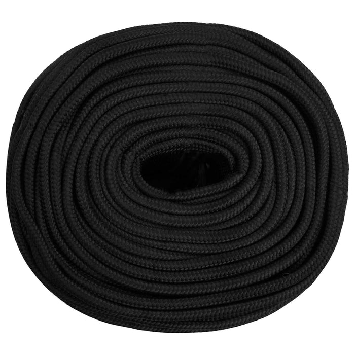 Frânghie utilitară multifuncțională 6 mm 25 m Negru PP WALTI