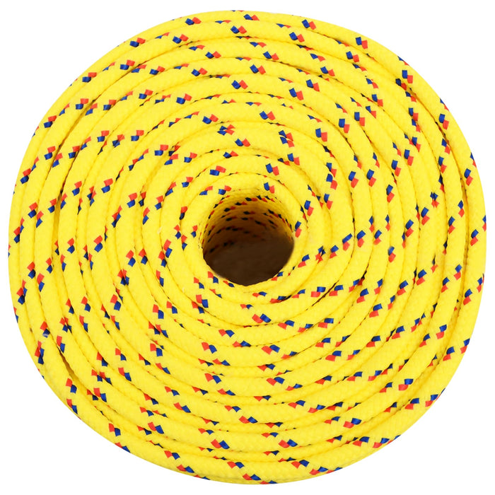 Frânghie utilitară multifuncțională 10 mm 500 m Galben PP WALTI