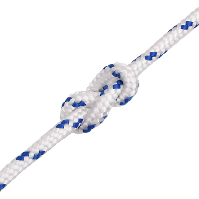 Frânghie utilitară multifuncțională 10 mm 100 m Alb și albastru WALTI