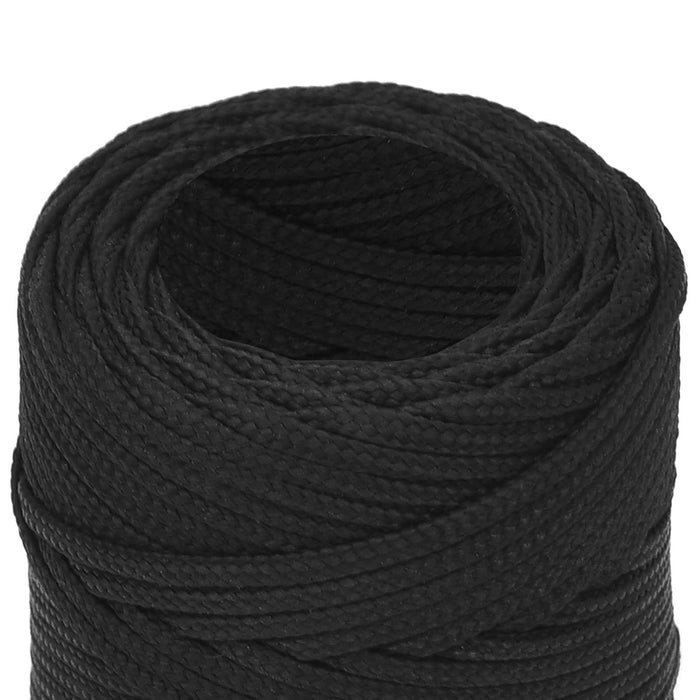 Frânghie utilitară multifuncțională 2 mm 250 m Negru PP WALTI