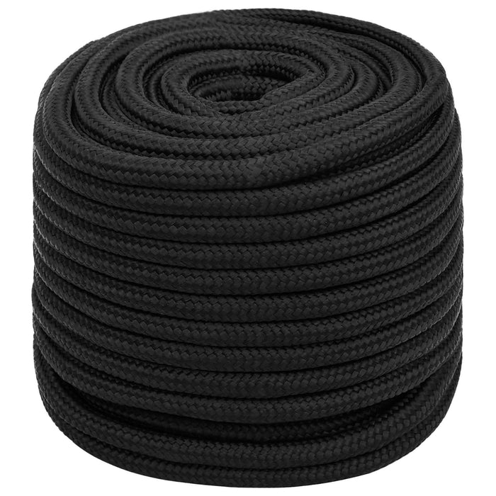 Frânghie utilitară multifuncțională 16 mm 25 m Negru PP WALTI