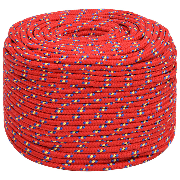 Frânghie utilitară multifuncțională 6 mm 250 m Roșu PP WALTI