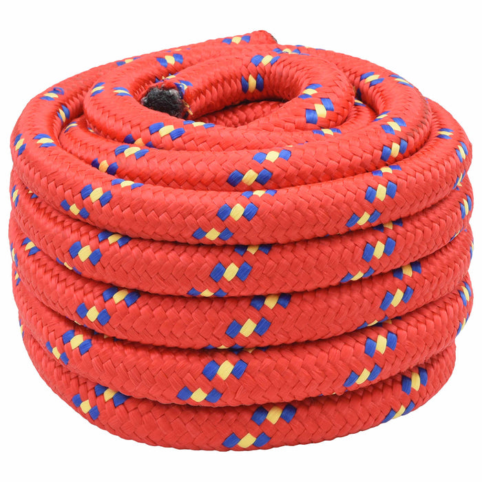 Frânghie utilitară multifuncțională 40 mm 10 m Roșu PP - WALTI WALTI