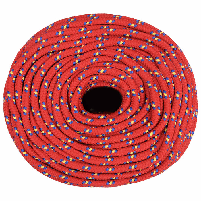 Frânghie utilitară multifuncțională 8 mm 250 m Roșu PP WALTI