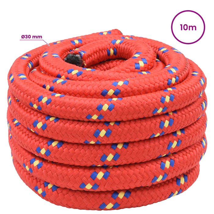 Frânghie utilitară multifuncțională 30 mm 10 m Roșu PP - WALTI WALTI