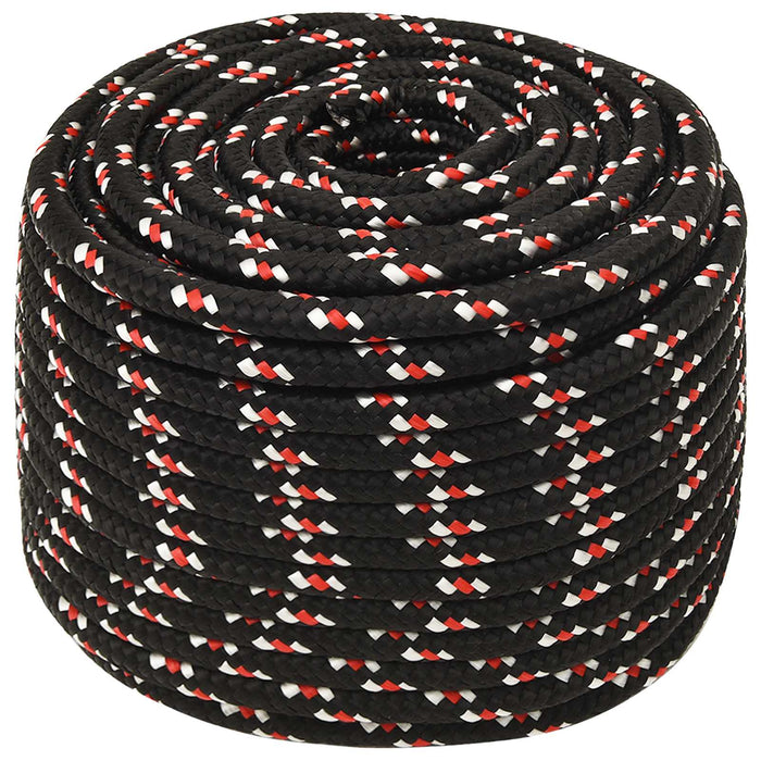 Frânghie utilitară multifuncțională 12 mm 25 m Negru și roșu PP WALTI