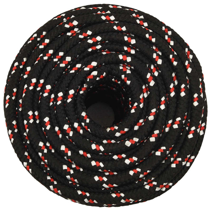 Frânghie utilitară multifuncțională 12 mm 25 m Negru și roșu PP WALTI