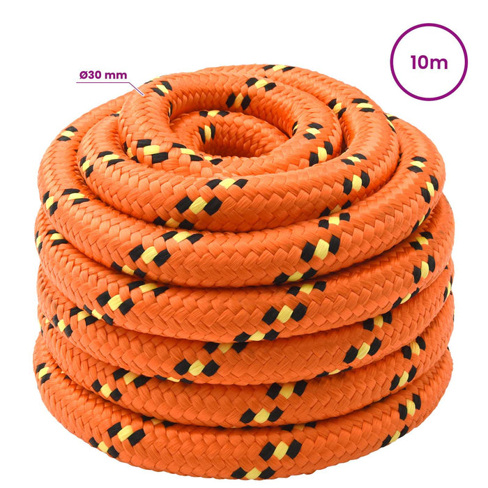Frânghie utilitară multifuncțională 30 mm 10 m Portocaliu PP - WALTI WALTI