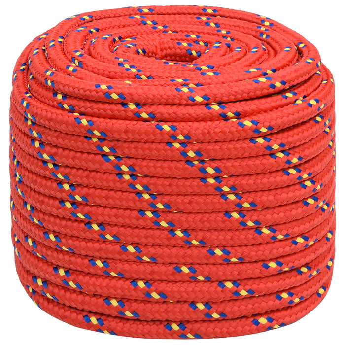 Frânghie utilitară multifuncțională 18 mm 100 m Roșu PP WALTI