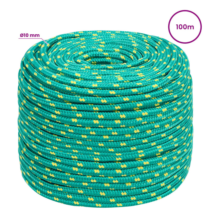 Frânghie utilitară multifuncțională 10 mm 100 m Verde PP WALTI