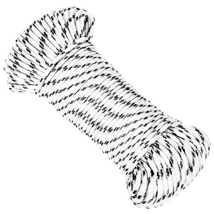 Frânghie utilitară multifuncțională 4 mm 50 m Alb Poliester - WALTI WALTI