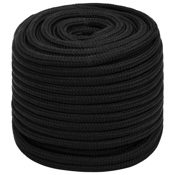 Frânghie utilitară multifuncțională 18 mm 25 m Negru Poliester - WALTI WALTI