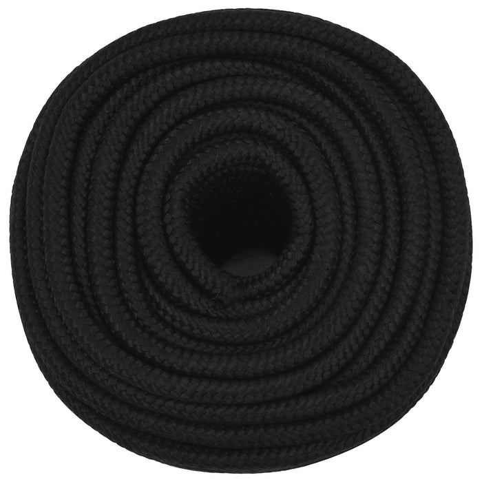 Frânghie utilitară multifuncțională 14 mm 100 m Negru Poliester - WALTI WALTI