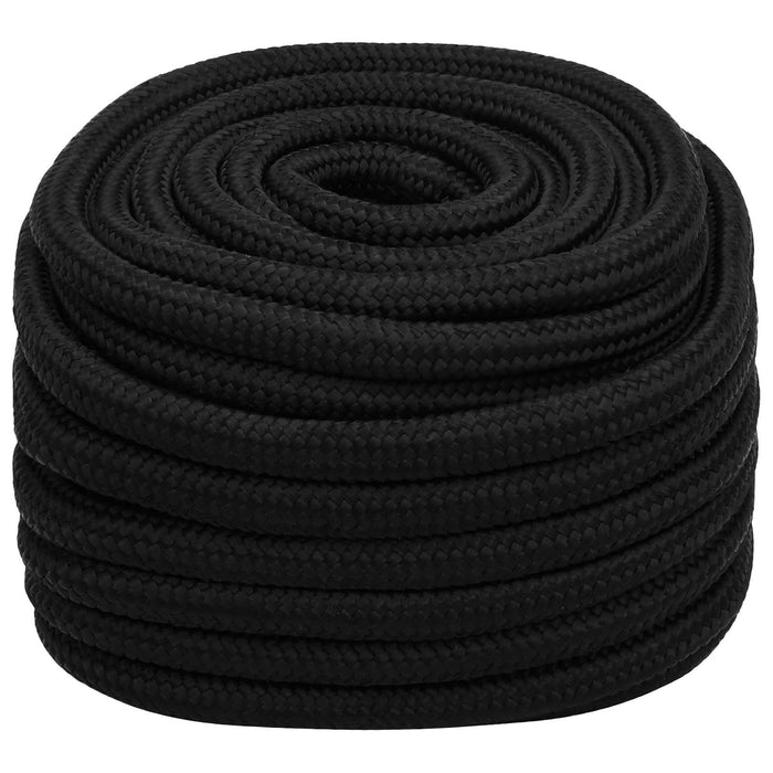 Frânghie utilitară multifuncțională 20 mm 50 m Negru Poliester - WALTI WALTI