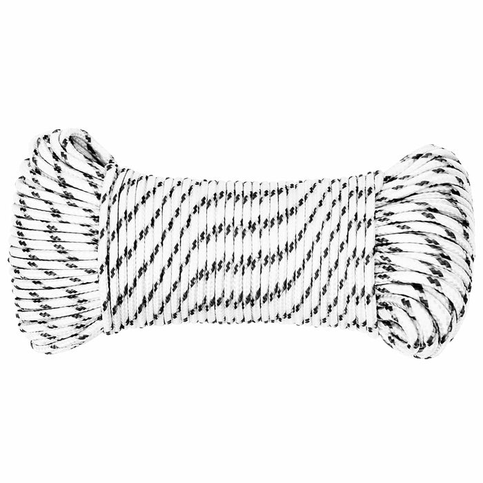 Frânghie utilitară multifuncțională 4 mm 250 m Alb Poliester - WALTI WALTI