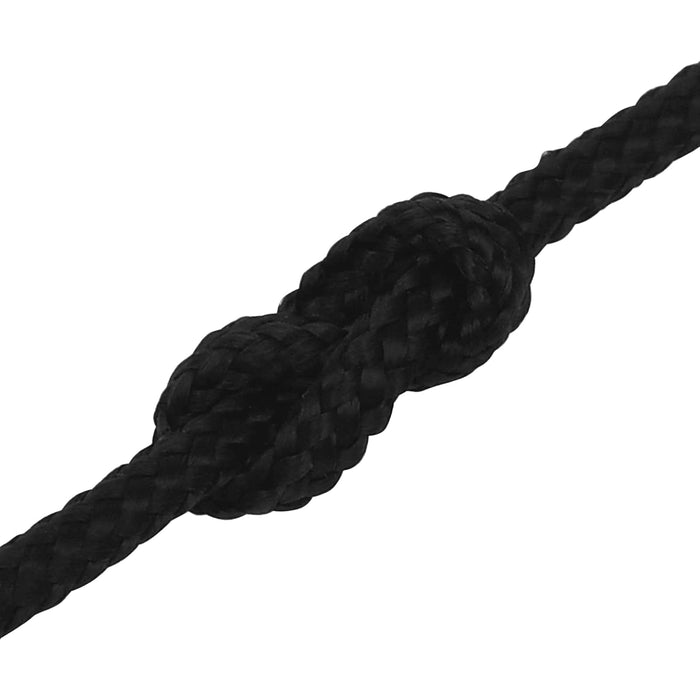 Frânghie utilitară multifuncțională 2 mm 100 m Negru Poliester - WALTI WALTI