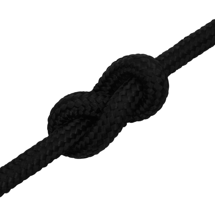 Frânghie utilitară multifuncțională 18 mm 100 m Negru Poliester - WALTI WALTI