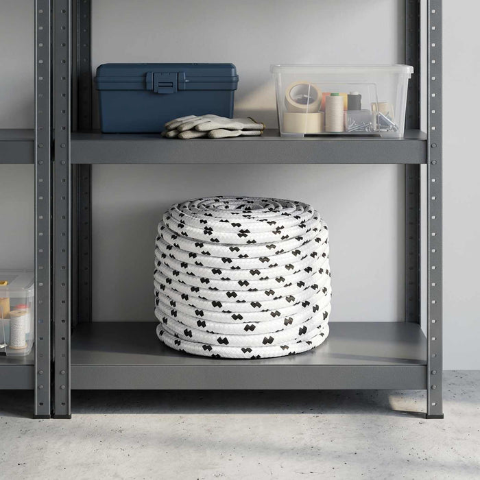 Frânghie utilitară multifuncțională 6 mm 25 m Alb Poliester WALTI