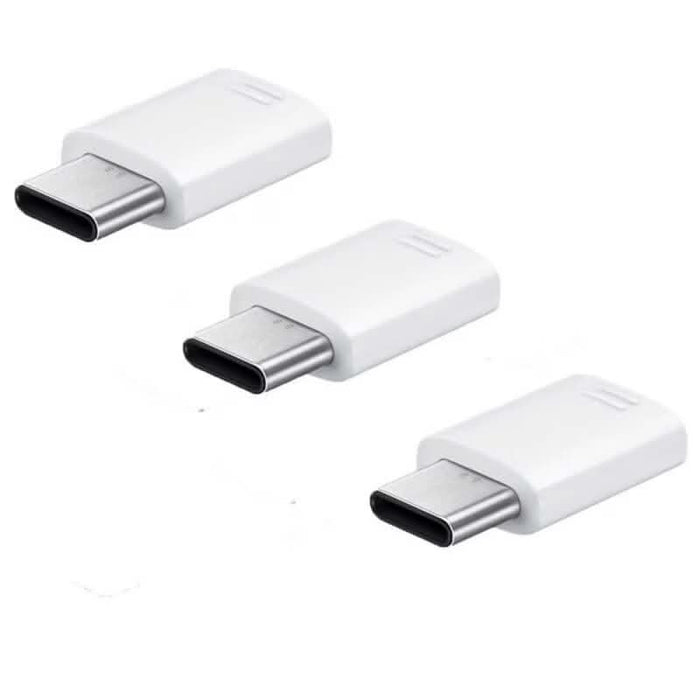 Samsung Micro USB to USB-C Adapter Triple Pack - White WALTI