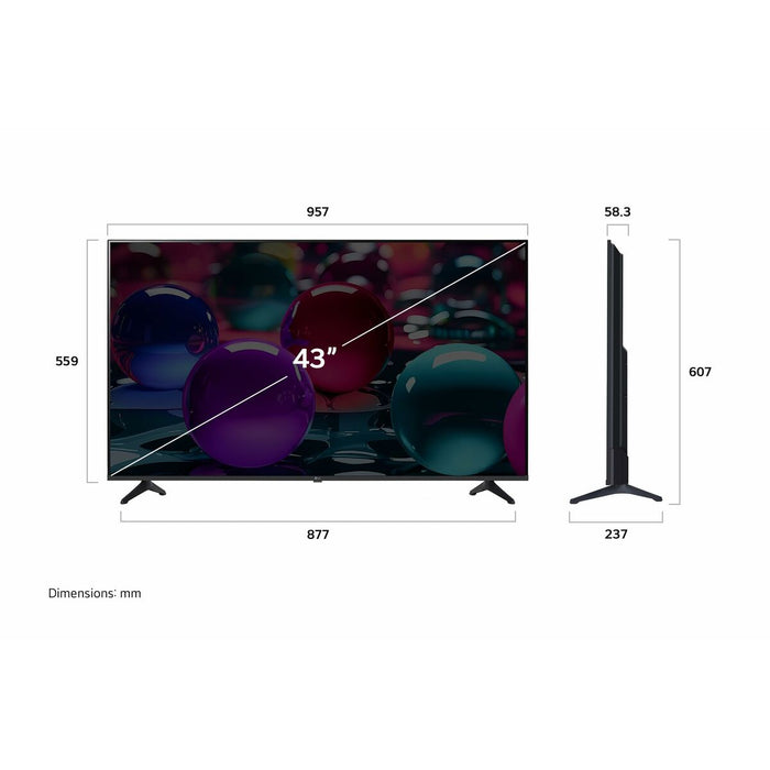 Smart TV LG 55UA73006LB  55 55" (140 cm)  4K Ultra HD LED HDR D-LED - WALTI WALTI