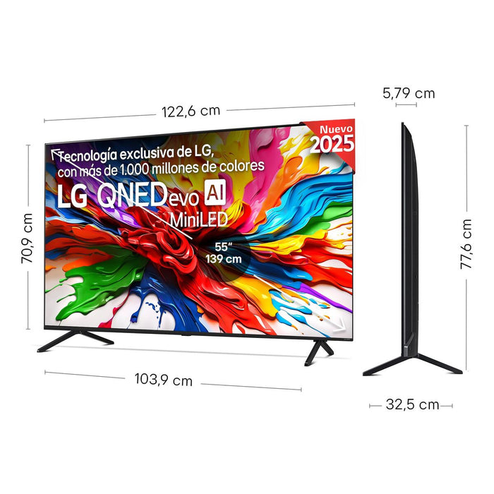 Smart TV LG 55QNED92A6A 4K Ultra HD 55"  (140 cm) LED - WALTI WALTI