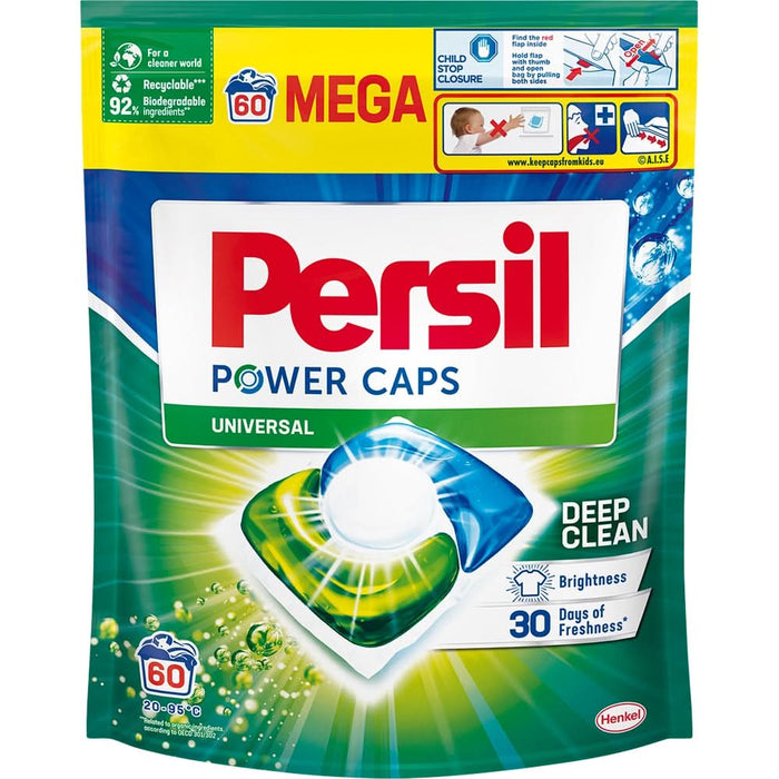 Detergent capsule PERSIL Power Caps Universal, 60 spalari WALTI