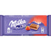 milka Ciocolata Lapte si Crema Capsuni 100 g - WALTI WALTI