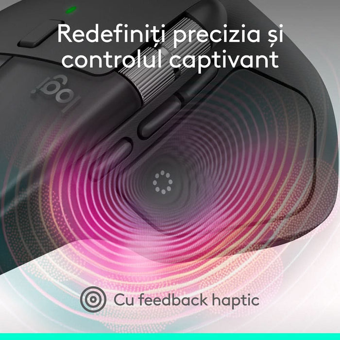Mouse Wireless LOGITECH MX Master 4, 8000 dpi, Bluetooth, grafit WALTI