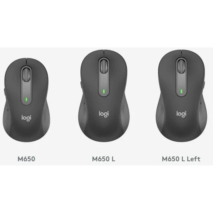 Set Mouse LOGITECH Signature M650 + Mouse Pad Studio, negru - WALTI WALTI