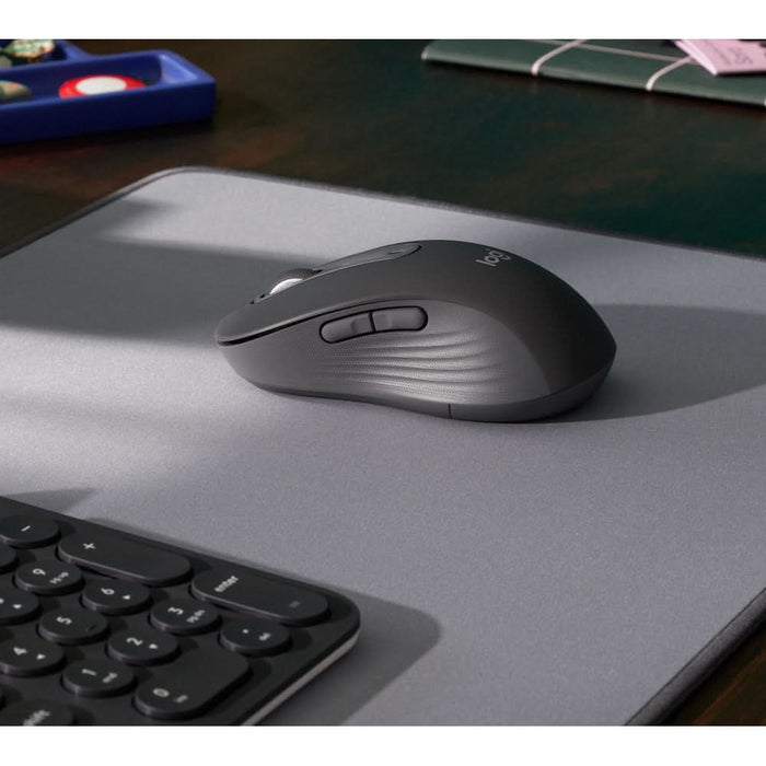 Set Mouse LOGITECH Signature M650 + Mouse Pad Studio, negru - WALTI WALTI