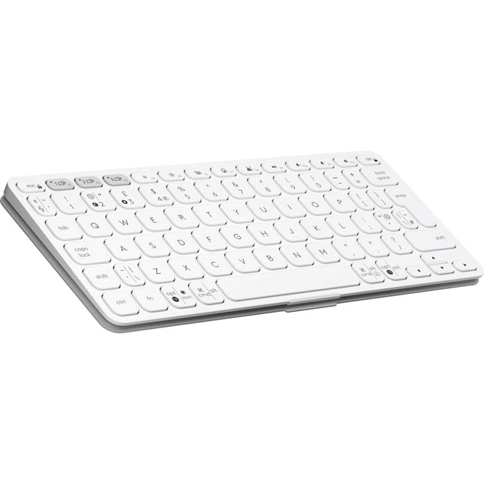 Tastatura Wireless LOGITECH KEYS To Go 2 Multi-Device, Bluetooth, Layout US INT, alb WALTI