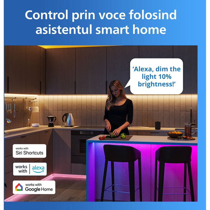 Priza inteligenta PHILIPS 8721103136213, Wi-Fi, WiZ, IP20, alb WALTI