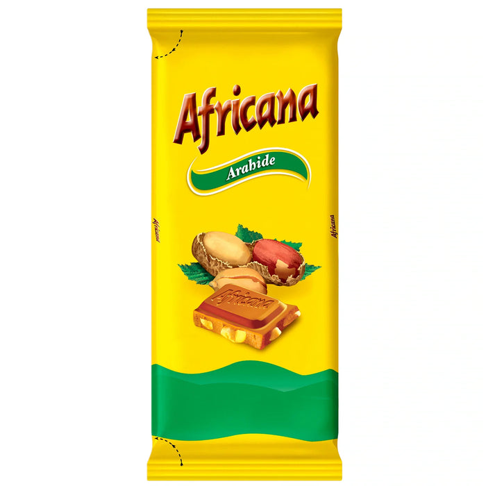 Africana Ciocolata Arahide 80 g - WALTI WALTI