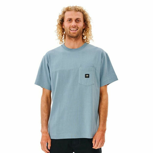 Tricou cu Mânecă Scurtă Bărbați Rip Curl Pocket Quality Surf  Albastru - WALTI WALTI