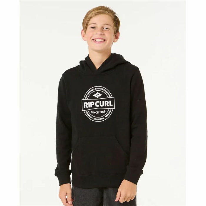 Hanorac cu Glugă Copii Rip Curl Stapler Hood Negru - WALTI WALTI