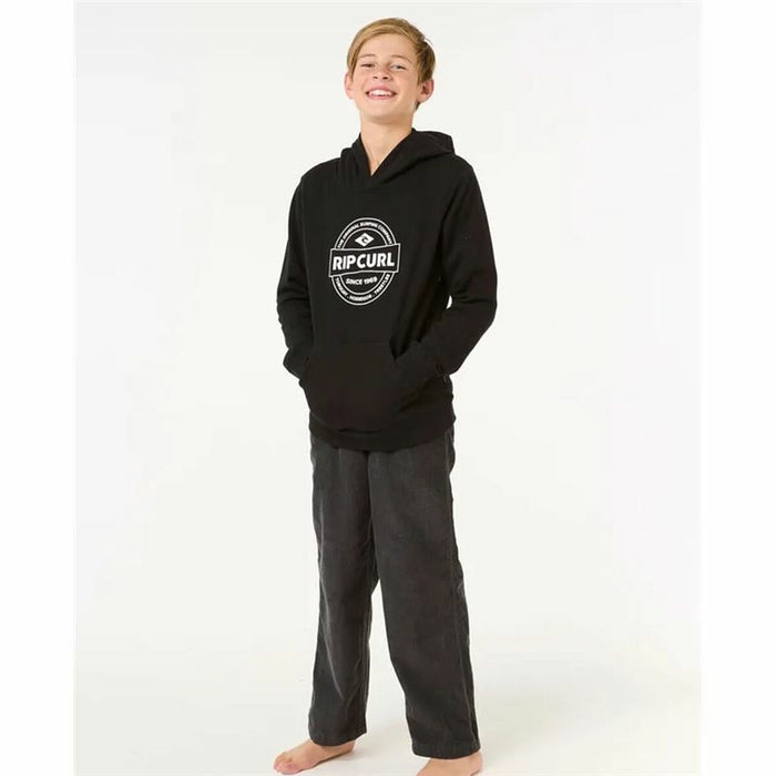 Hanorac cu Glugă Copii Rip Curl Stapler Hood Negru - WALTI WALTI