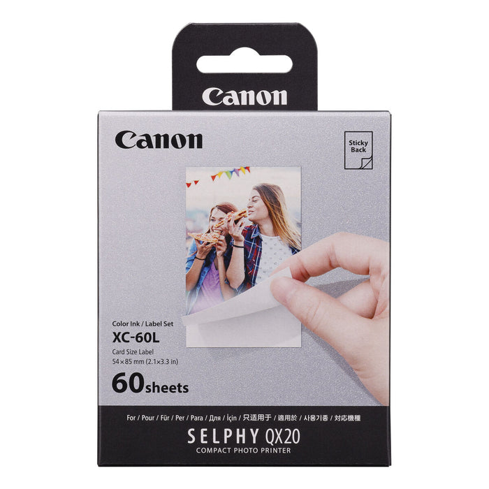 Hârtie foto mată Canon 6756C001 5,4 x 8,5 cm (60 Unități) - WALTI WALTI