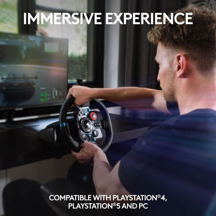 Volan gaming LOGITECH Driving Force G29 (PC/PS3/PS4/PS5) + Casti Gaming Wireless LOGITECH G435 WALTI