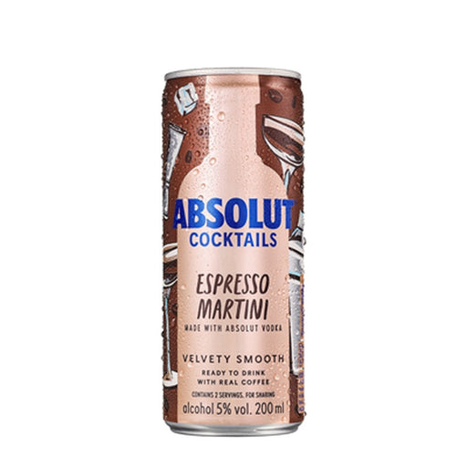ABSOLUT Cocktail Espresso Martini 5% SGR 0,20 L - WALTI WALTI